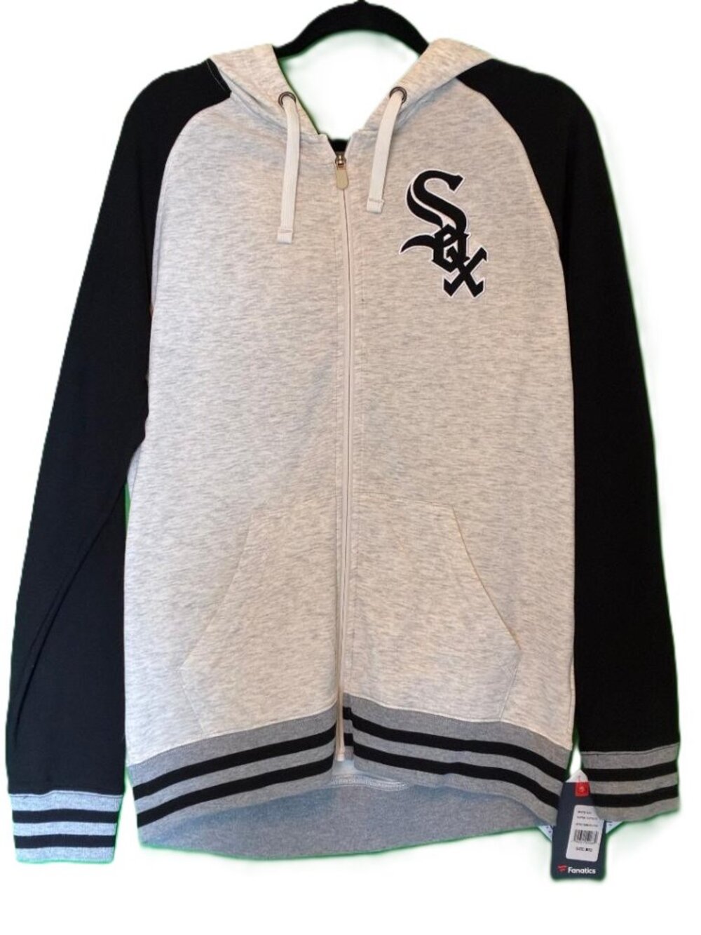 FANATICS Chicago WHITE SOX Full Zip Lightweight Hoodie MLB Baseball Sz M Genuine